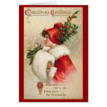Cartão de Natal do Victorian
