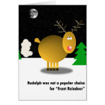 Cartão de Natal impopular de Rudolph