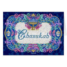 Cartão de nota de Chanukah