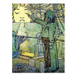 Cartão de Nouveau da arte: Alphonse Mucha - Sun Cartões Postais