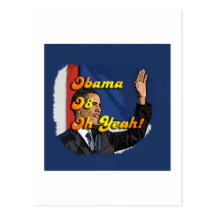 Cartão de Obama oh yeah Cartão Postal