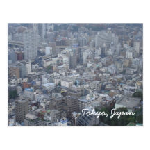 Cartão de Tokyo, Japão Cartão Postal