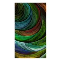 Cartão de visita da arte abstracta da glória da co