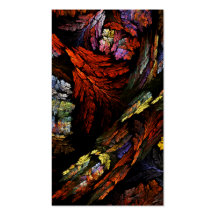Cartão de visita da arte abstracta da harmonia da 