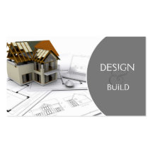 Cartão de visita da construção/arquitetos