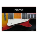 Cartão de visita da guitarra