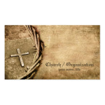 Cartão de visita da igreja/organização
