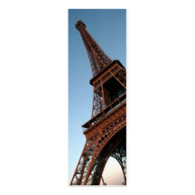 Cartão de visita da torre Eiffel
