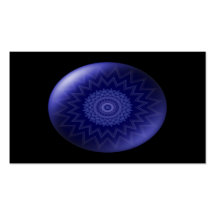 Cartão de visita de Chakra da garganta azul
