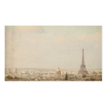 Cartão de visita de Paris