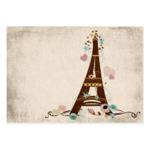 Cartão de visita de Paris