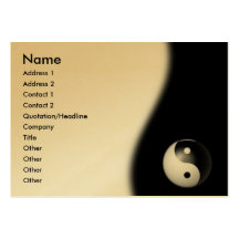 Cartão de visita de Yin-Yang