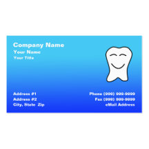 Cartão de visita dental
