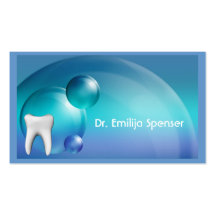 Cartão de visita dental à moda da arte
