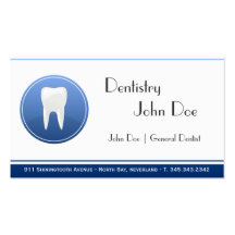 Cartão de visita dental do dentista branco elegant