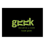 Cartão de visita do geek