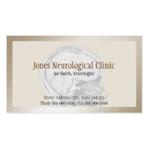 Cartão de visita do neurologista