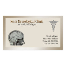 Cartão de visita do neurologista