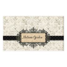 Cartão de visita elegante do quadro
