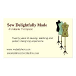 Cartão de visita Sewing