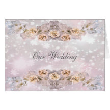 Cartão do convite do casamento