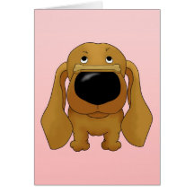 Cartão do dia dos namorados do Dachshund