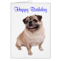 Cartão do feliz aniversario de cão de filhote de c