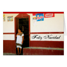 Cartão do feriado de Feliz Navidad