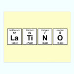 Cartão do LaTiNO cartões postais