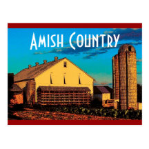 Cartão do país de Amish - personalizado Cartões Postais