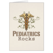 Cartão do pediatra da rocha da pediatria