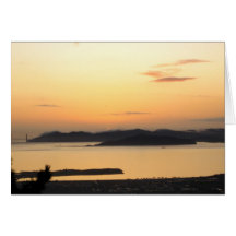 Cartão do por do sol