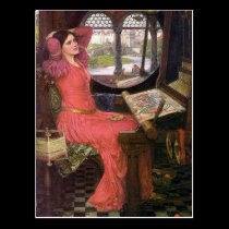 Cartão do Pre-Raphaelite por John William Waterhou cartões postais