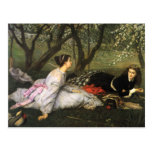 Cartão do primavera de James Tissot Cartao Postal