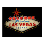 Cartão do sinal de Las Vegas Cartao Postal