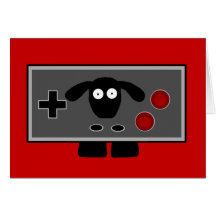 Cartão dos carneiros do Gamer