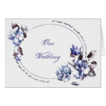 Cartão elegante do convite do casamento