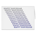 Cartão feliz de Hanukkah