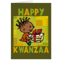 Cartão feliz de Kwanzaa