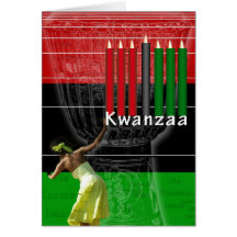 Cartão feliz de Kwanzaa