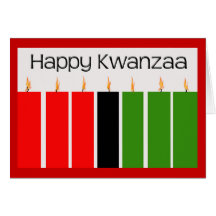 Cartão feliz de Kwanzaa