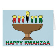 Cartão feliz de Kwanzaa