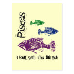 Cartão grande dos peixes dos peixes cartao postal