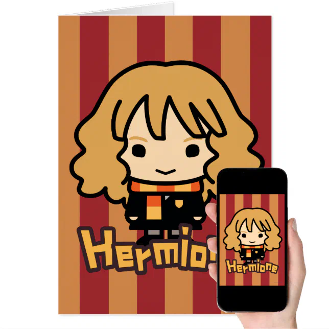 Cart O Hermione Granger Personagem De Desenho Animado Art Zazzle Brasil