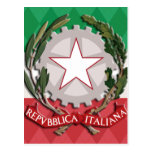 Cartão italiano da brasão cartão postal