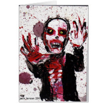 Cartão Jack   Larson do zombi