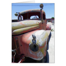 Cartão legal do carro vintage!