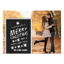 CARTÃO LISO DOS CARTÕES DE NATAL DA FOTO DO QUADRO CONVITES PERSONALIZADOS