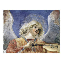 Cartão Melozzo do cartão do anjo do renascimento Cartoes Postais