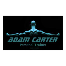 Cartão pessoal profissional do instrutor/Bodybuild Cartoes De Visitas